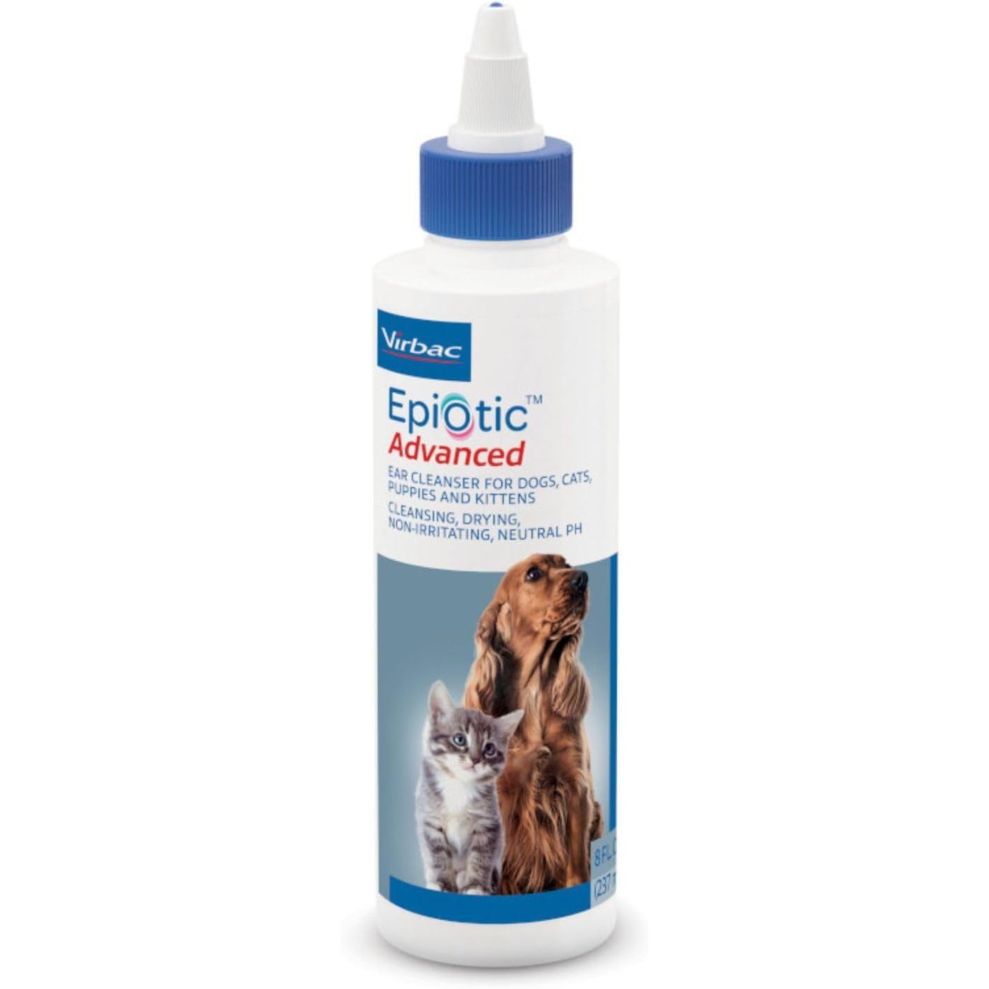 Advanced Ear Cleanser for Dogs and Cats - Gentle and Effective Formula, 4 Oz
