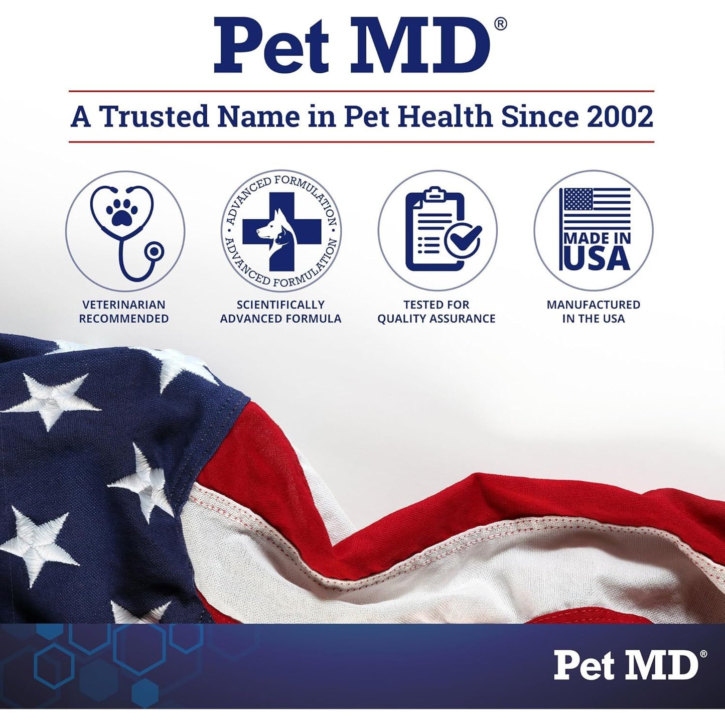 Pet MD Hydrocortisone Spray for Dogs, Cats, Horses - Itch Relief Spray & Hot Spot Treatment for Dogs, Irritated Dry Itchy Skin, Allergies, and Dermatitis - Reduces Topical Inflammation - 4 Oz