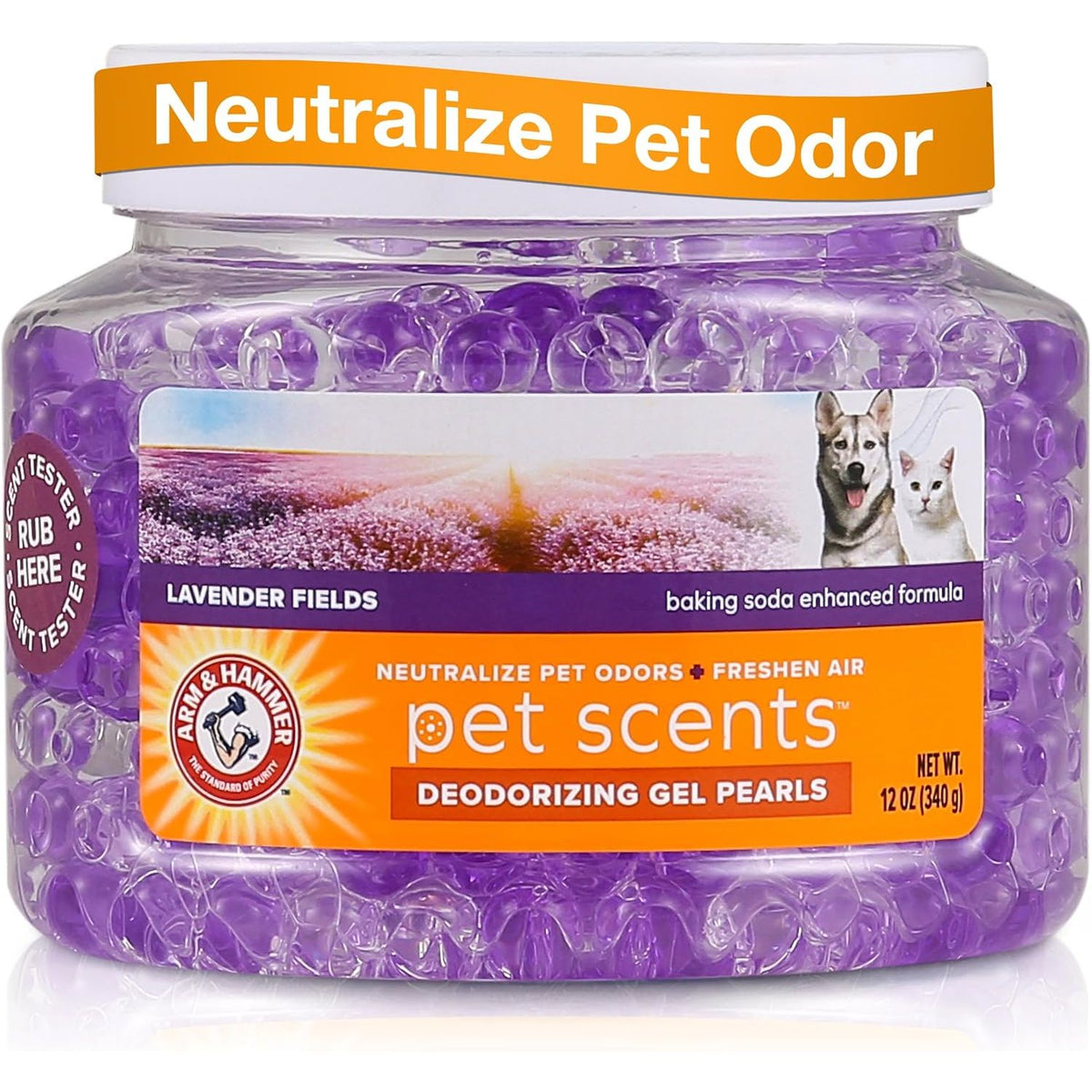 Pet Air Care Deodorizing Gel Beads, Long-Lasting Odor Eliminator for Rooms, Closets, and Small Spaces