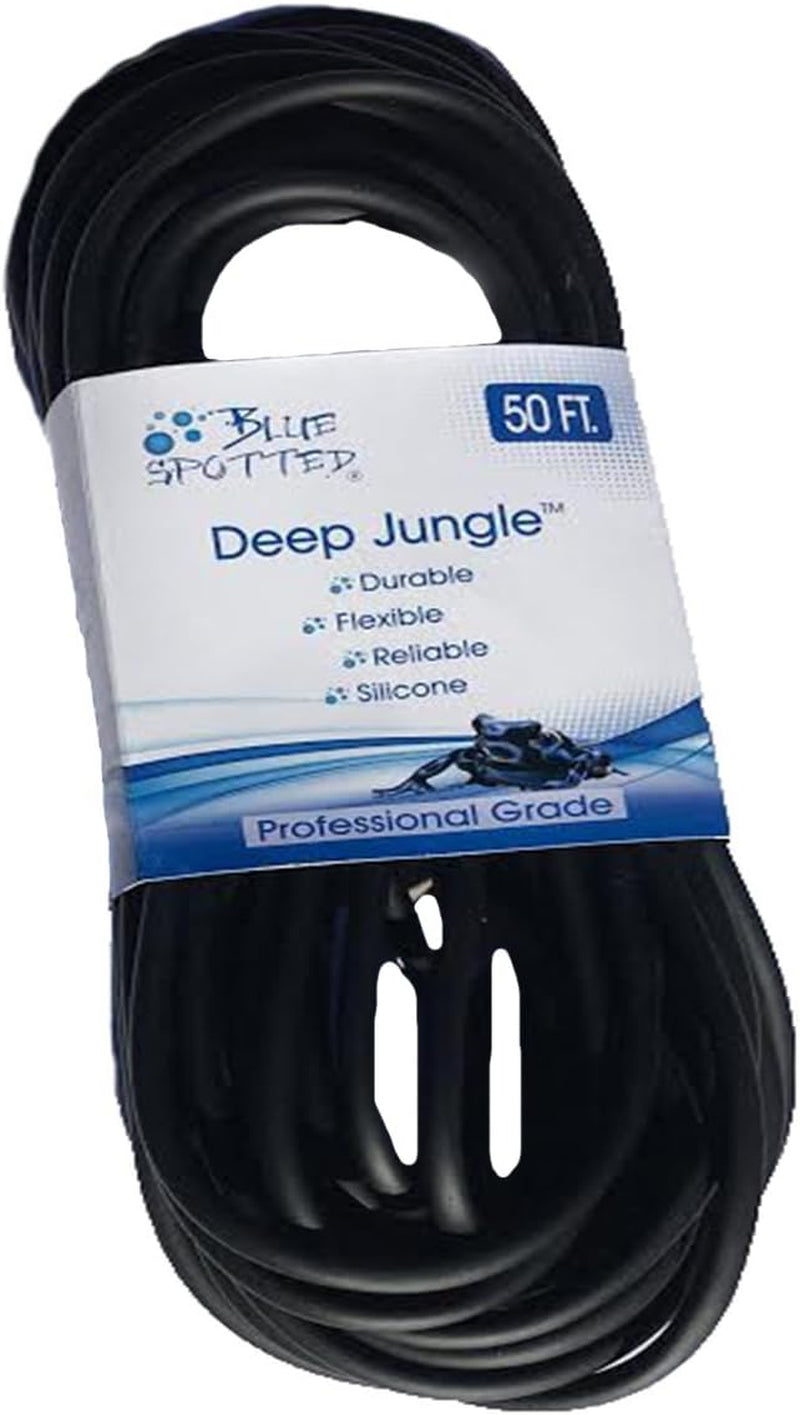 50 Feet Flexible Black Airline Tubing for Aquariums, Terrariums, and Hydroponics