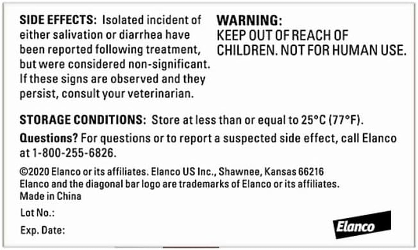 Elanco Tapeworm Dewormer (Praziquantel Tablets) for Cats and Kittens 6 Weeks and Older, 3-Count