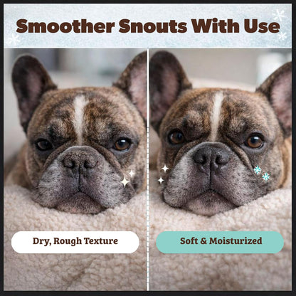 Moisturizing Dog Nose Care for Dry, Cracked Snouts with Coconut Oil & Shea Butter, Lick Safe Formula for All Breeds, 0.15 Oz Stick
