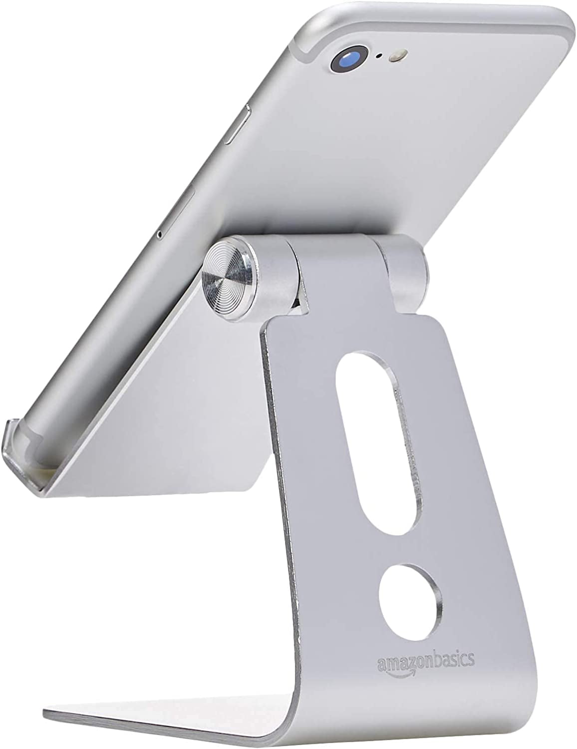 Adjustable Aluminum Phone Stand for Cell Phones (silver)