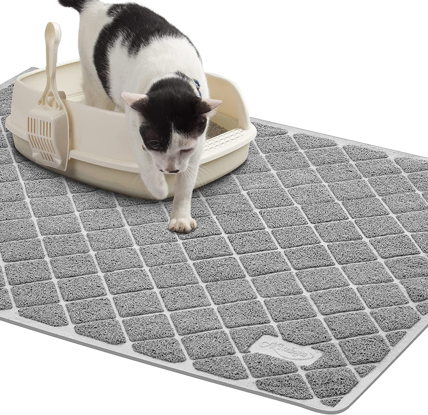 Premium Cat Litter Mat – Waterproof, Non-Slip & Soft on Paws, Easy to Clean