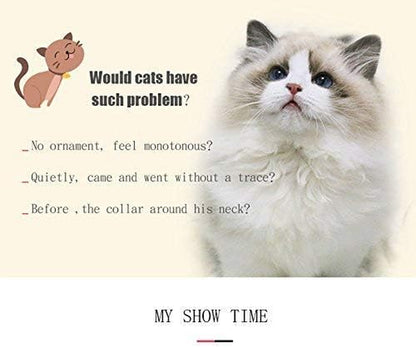 Velvet Heart Charm Cat Collar Set – Adjustable with Bells (Black & Red, 8-11”)