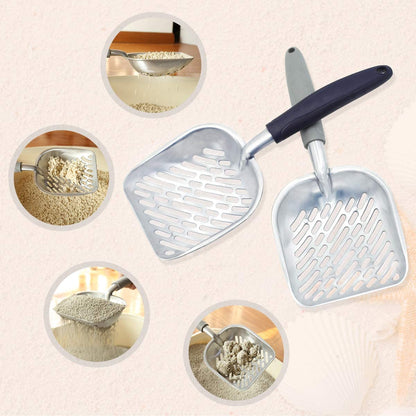 Vivaglory Heavy-Duty Metal Cat Litter Scoop