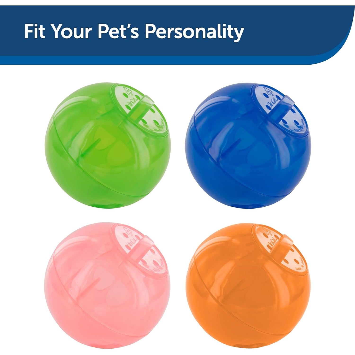 Petsafe Slimcat Interactive Feeder - Fun Mealtime Toy for Cats - Adjustable Portions & Slow Feeding - BPA-Free, Lightweight & Dishwasher-Safe 