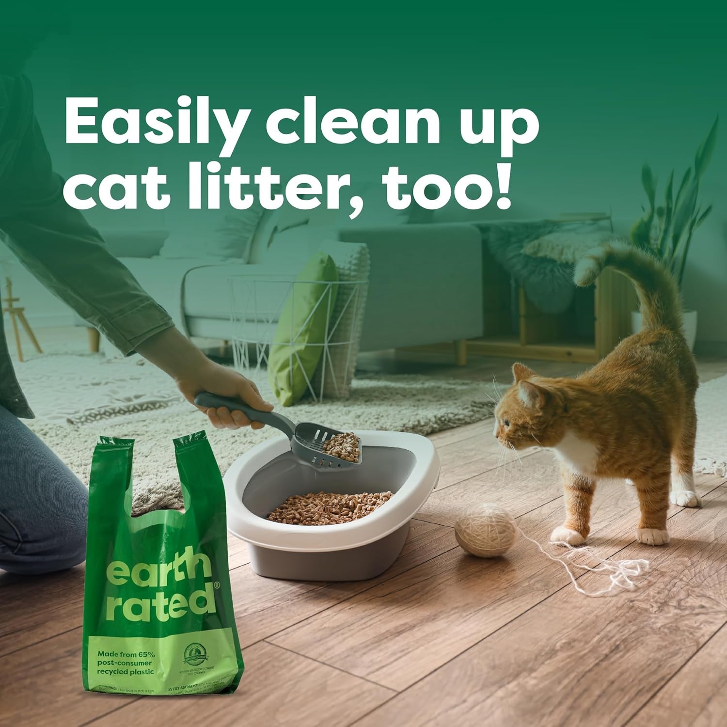 Dog Poop Bags with Handles Value Pack, Easy Tie and Guaranteed Leakproof, Lavender, 600 Handle Bags