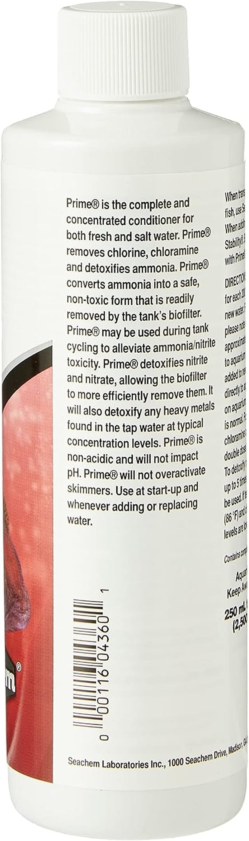 Prime Fresh and Saltwater Conditioner - Chemical Remover and Detoxifier 250 Ml