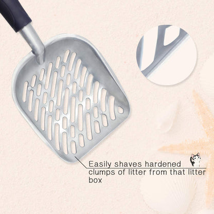 Vivaglory Heavy-Duty Metal Cat Litter Scoop