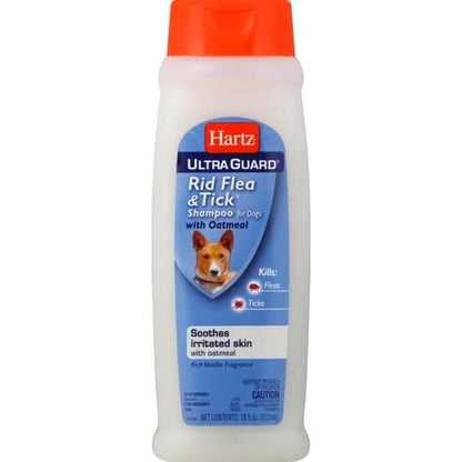 Flea and Tick Oatmeal Dog Shampoo, 18 oz