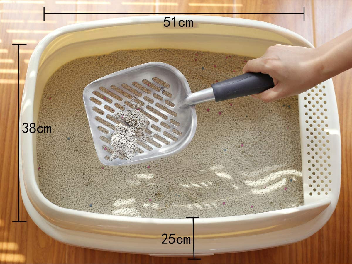 Vivaglory Heavy-Duty Metal Cat Litter Scoop