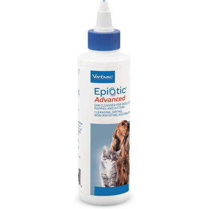 Advanced Ear Cleanser for Dogs and Cats - Gentle and Effective Formula, 4 Oz