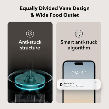 Automatic WiFi Cat Feeder – 5G Timed Dispenser with Freshness Seal, Up to 10 Meals/Day (48 Portions)