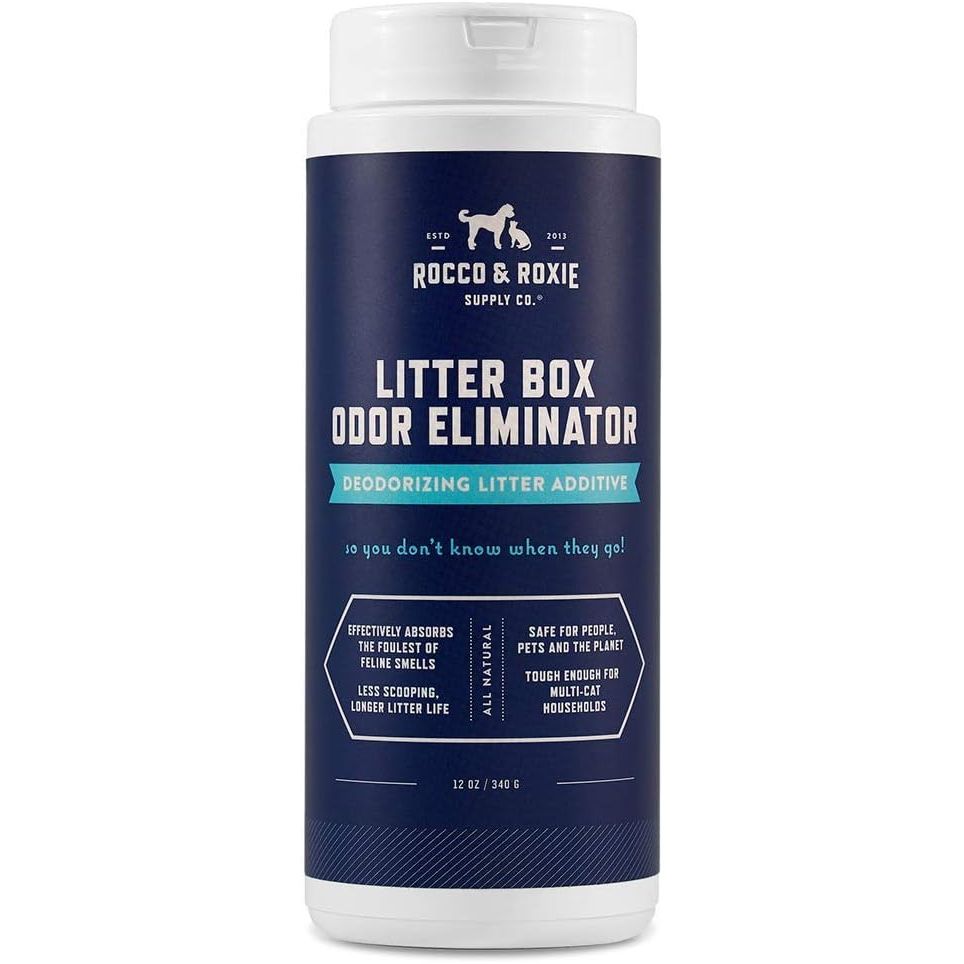  Natural Litter Box Odor Eliminator - Premium Cat Urine Deodorizer, 12 Oz, Safe for Pets