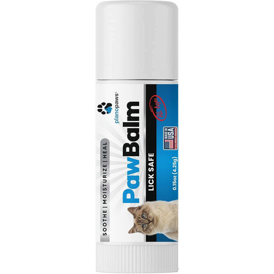 Lick Safe Natural Cat Paw Balm - 0.15 Oz Vet-Recommended Moisturizer for Healthy, Hydrated Paws