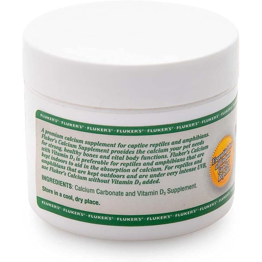 Calcium Reptile Supplement with Vitamin D3 - 2 oz.