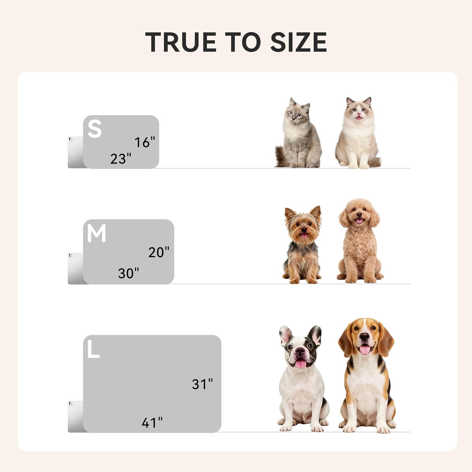 Fleece Dog/Cat Blankets - 3 Pack Super Soft Fluffy Flannel Throws for Pets, 23x16 Inches