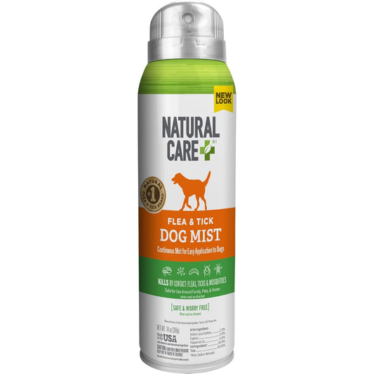 Flea and Tick Spray for Dogs - Effective Flea and Tick Treatment with Certified Natural Oils - 14 Ounces