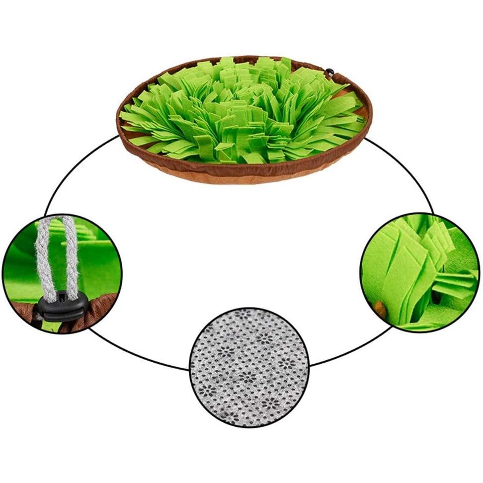 Interactive Pet Snuffle Mat for Dogs and Cats - Enhances Foraging Skills, Ideal for Indoor and Outdoor 