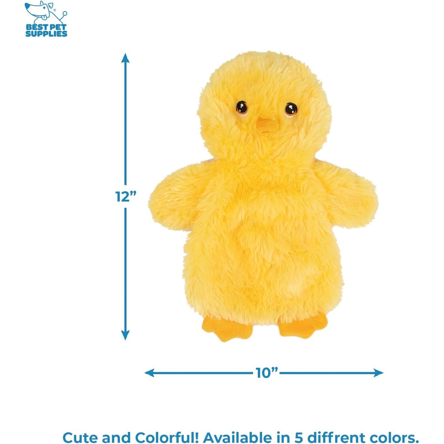 Interactive Squeaky Dog Chew Toy - Crinkle Chicken