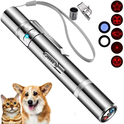 Laser Pointer Cat Toy with 3 Light Modes and 5 Fun Patterns 