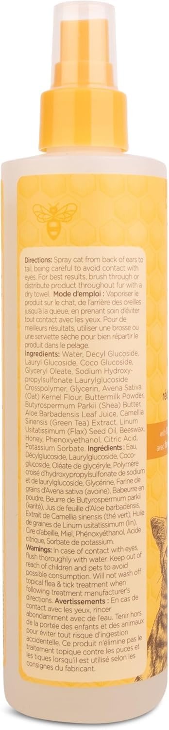 Burt'S Bees for Pets Cat Dander Reducing Spray, Oat & Honey, 10 Fl Oz