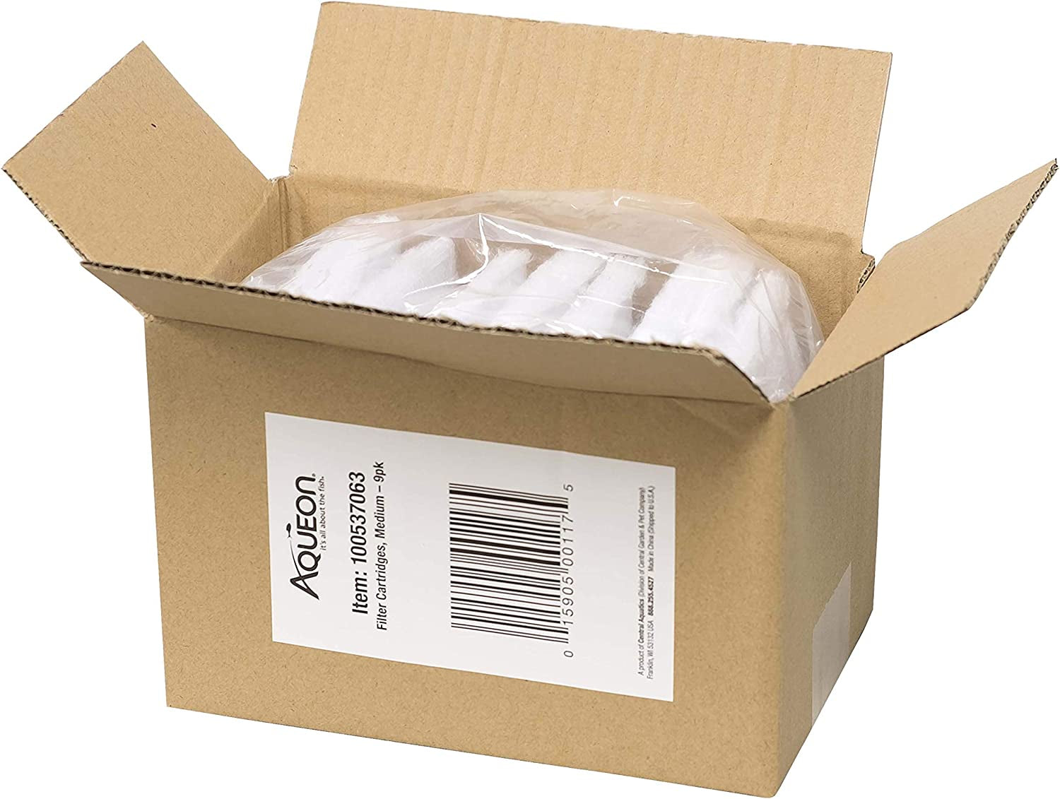 Medium Replacement Filter Cartridges for Aquarium Fish Tanks - 15 Pack