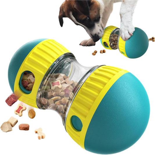 Adjustable Dog Puzzle Toy - Treat Dispensing Ball for Interactive Feeding and Enrichment Activities for all Dogs