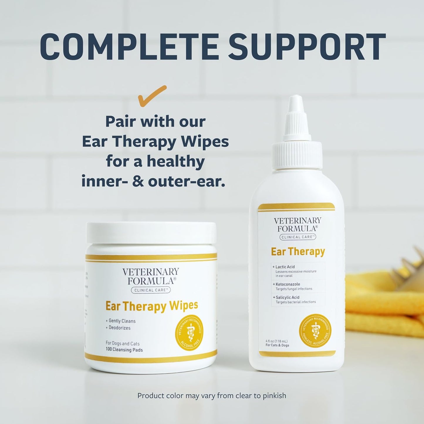  Ear Cleaner for Cats and Dogs to Alleviate Itchiness and Remove Debris and Buildup to Prevent Infections