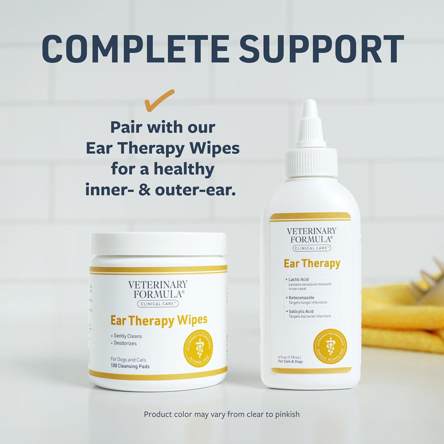  Ear Cleaner for Cats and Dogs to Alleviate Itchiness and Remove Debris and Buildup to Prevent Infections