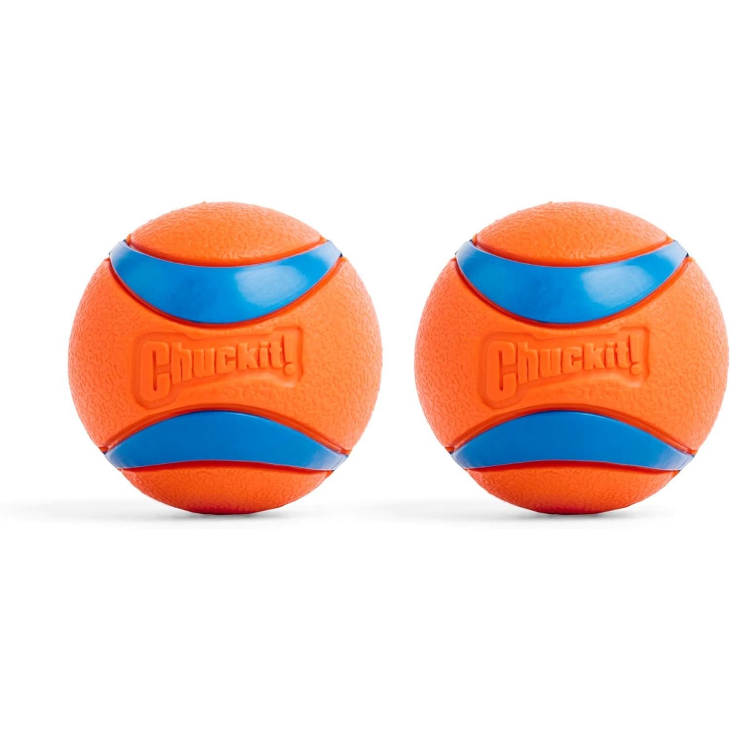  Bouncy Fetch Balls for Dogs 20-60 lbs - Durable Rubber Construction - Floating Water Toy - Pack of 2