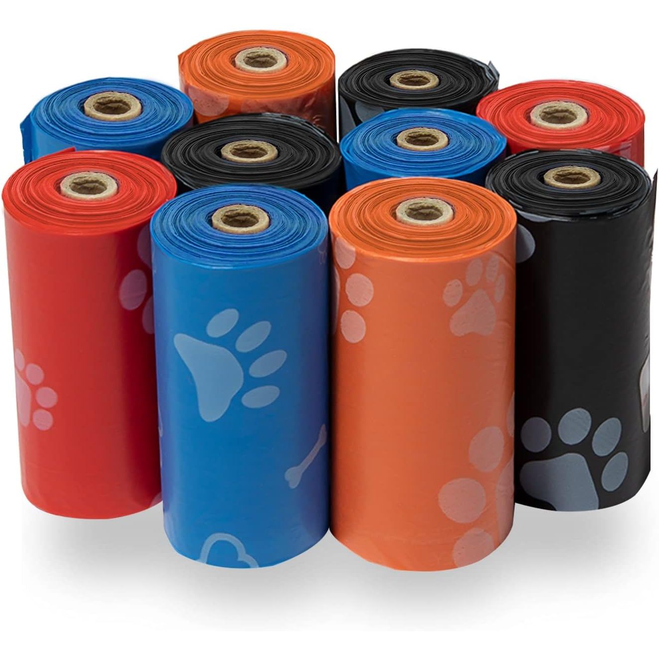 Premium Dog Waste Bags for Efficient Cleanup, Leak-Proof and Tear-Resistant, 150 Count Assorted Rolls for Outdoor Use and Travel