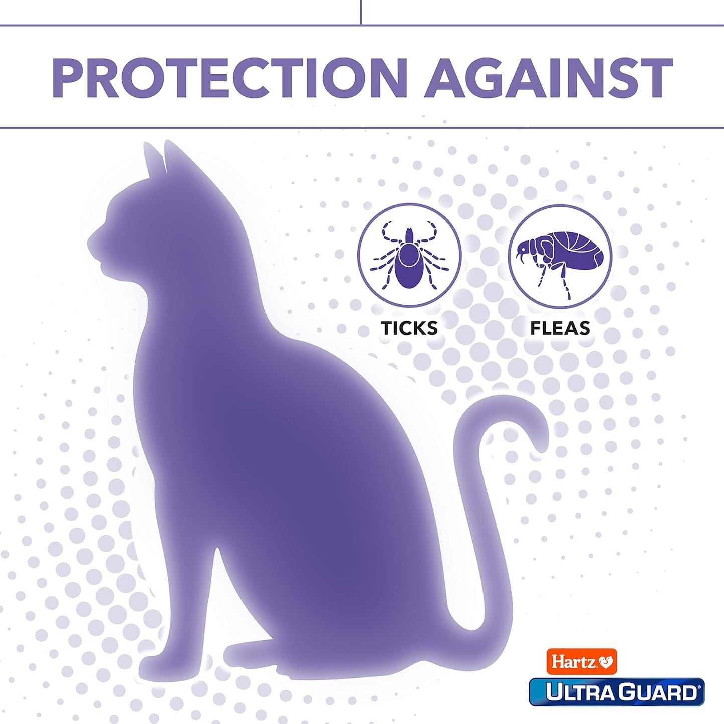 Hartz Ultraguard Flea and Tick Collar for Cats and Kittens - 7 Months of Protection and Prevention, White