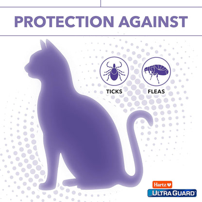 Hartz Ultraguard Flea and Tick Collar for Cats and Kittens - 7 Months of Protection and Prevention, White