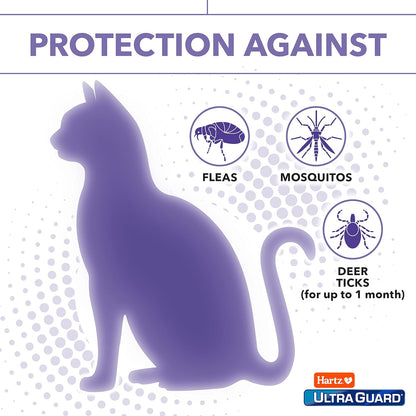 Ultraguard Topical Flea and Tick Prevention for Cats and Kittens - Three Monthly Treatments