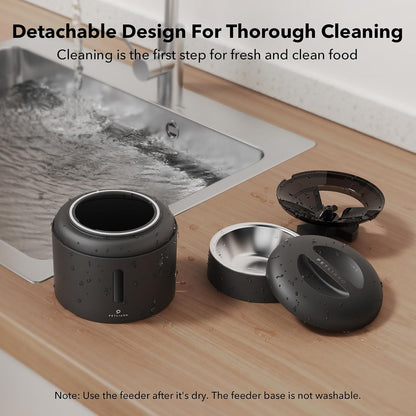 Automatic WiFi Cat Feeder – 5G Timed Dispenser with Freshness Seal, Up to 10 Meals/Day (48 Portions)