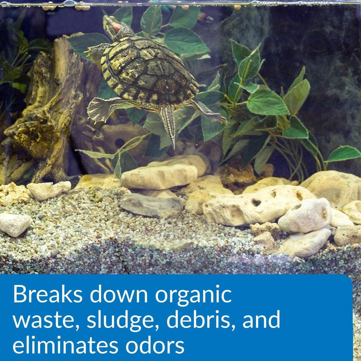 Turtle Sludge Destroyer - Aquarium Cleaner and Sludge Remover Treatment, 8 oz