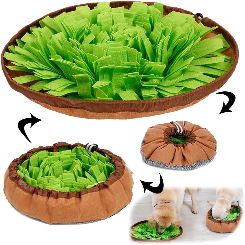 Interactive Pet Snuffle Mat for Dogs and Cats - Enhances Foraging Skills, Ideal for Indoor and Outdoor 