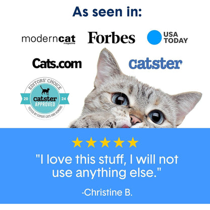 Boxie Probiotic Cat Litter - 40 Days of Odor Control, Clumping Clay, Dust-Free & Fragrance-Free for a Cleaner Home