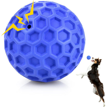 Indestructible Squeaky Dog Ball - Ideal for Large Breeds Waterproof for Outdoor Use