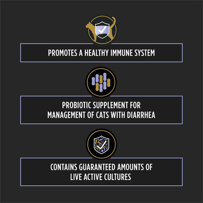 Purina Pro Plan Veterinary Supplements Fortiflora Probiotics for Cats - 30-Count Box for Optimal Digestive Health and Diarrhea Relief