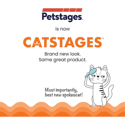 Catstages Crunchy Pickle Kicker Cat Toy - Plush Crinkle Toy with Catnip and Dental Mesh for Feline Health and Happiness, 6.5 inches
