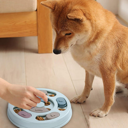 Dog Puzzle Toy for IQ Training and Mental Enrichment (Blue)