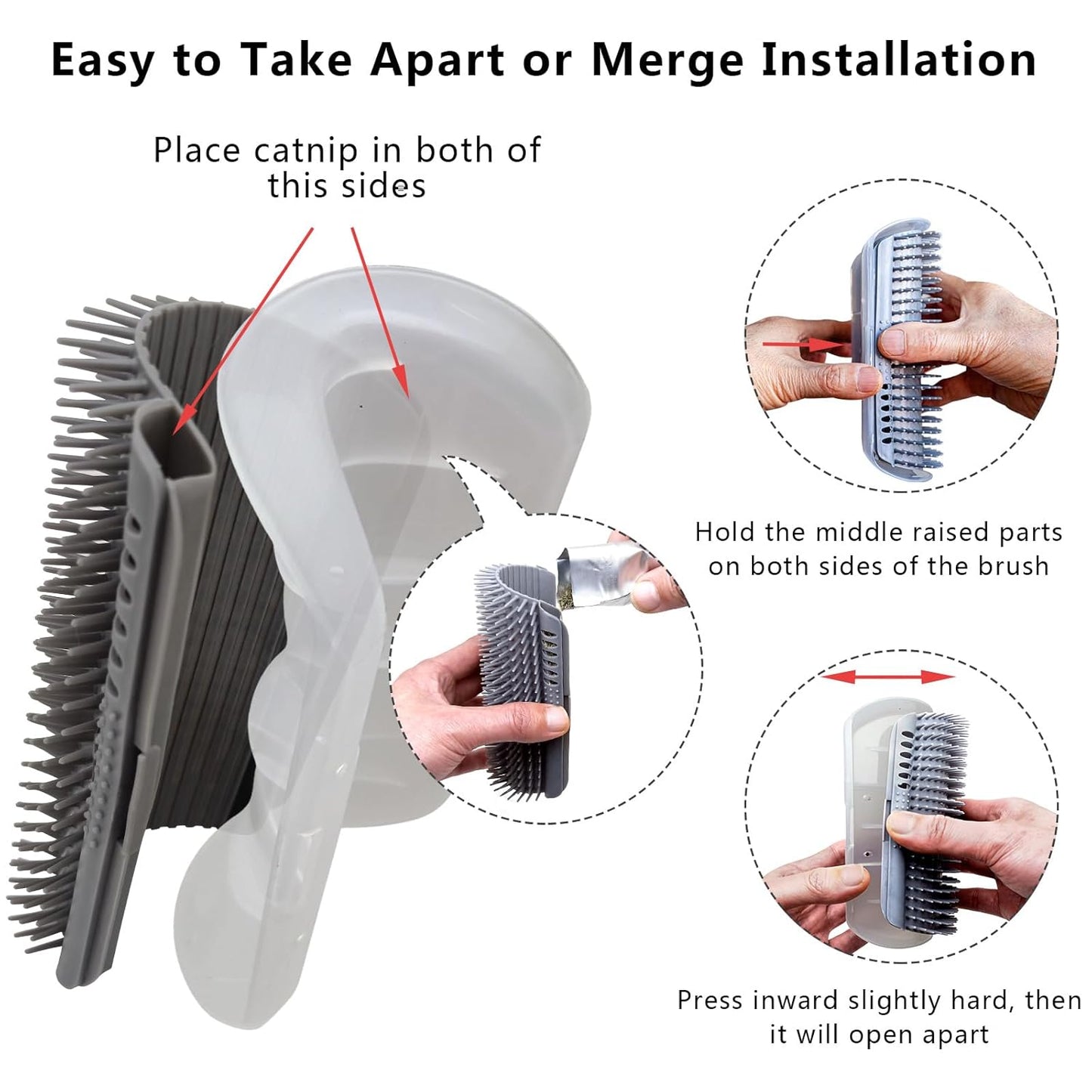 2-Pack Extended Self-Grooming Cat Brush