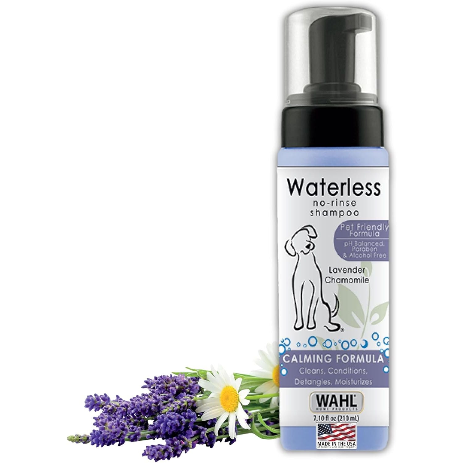 Waterless No Rinse Shampoo for Pets – Lavender & Chamomile Dogs 