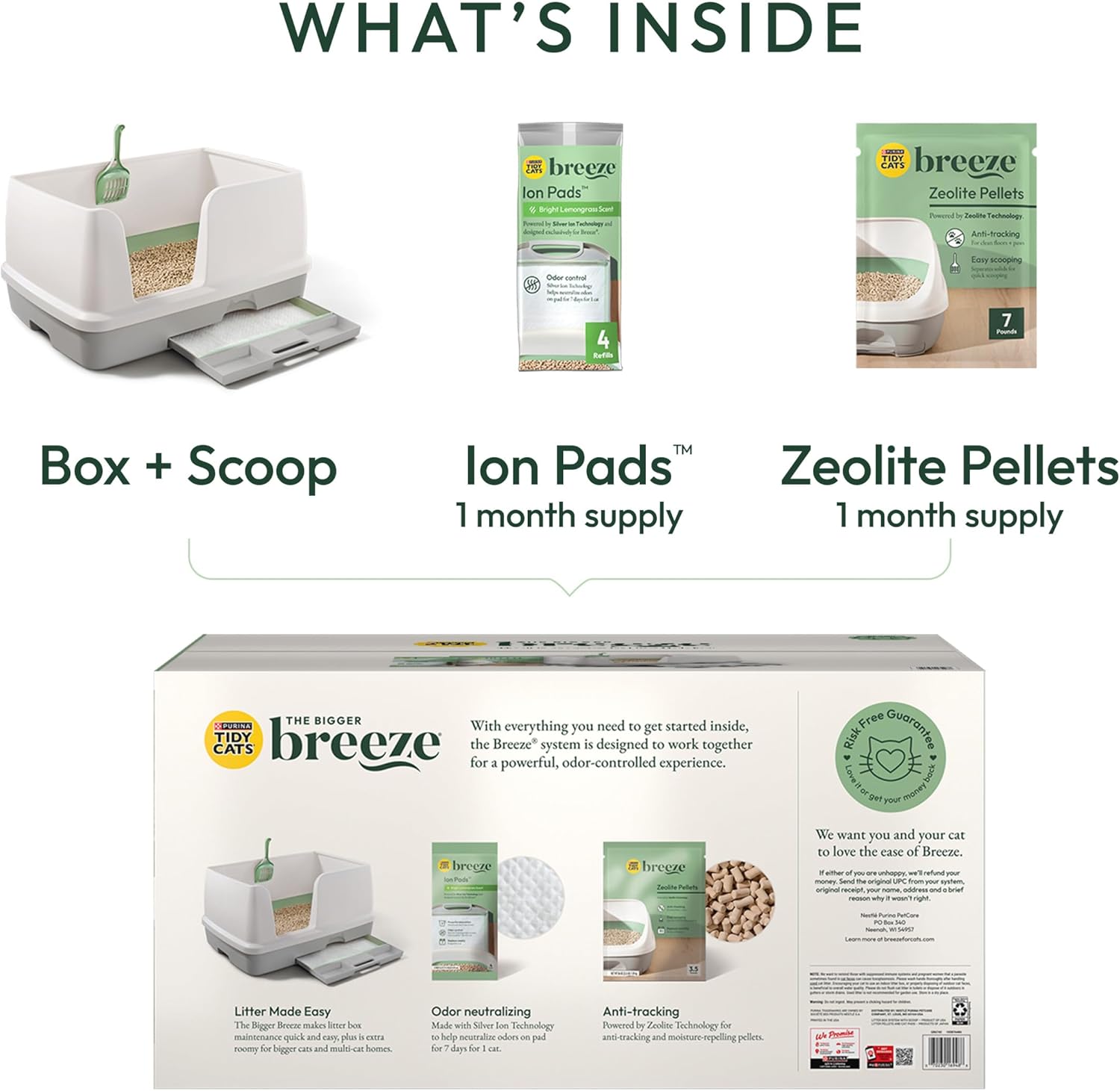 Transform Your Cat's Litter Experience with the Purina Tidy Cats Breeze XL All-In-One Odor Control System - Perfect for Multi-Cat Households!