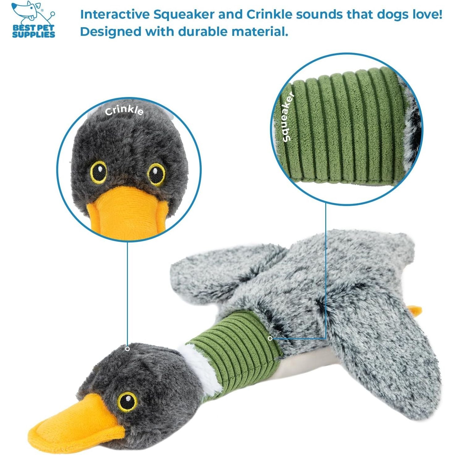 Interactive Squeaky Dog Chew Toy