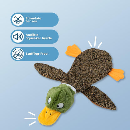 Squeaky Dog Toy for All Sizes - Soft and Durable Fabric Interactive Toy for Indoor Play 
