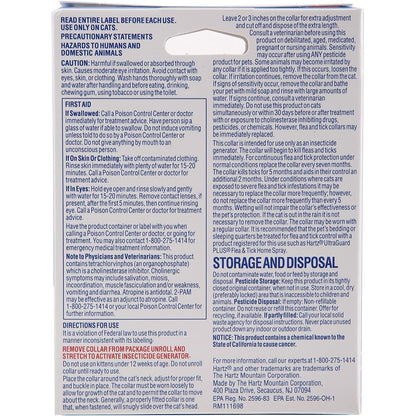 Hartz Ultraguard Flea and Tick Collar for Cats and Kittens - 7 Months of Protection and Prevention, White